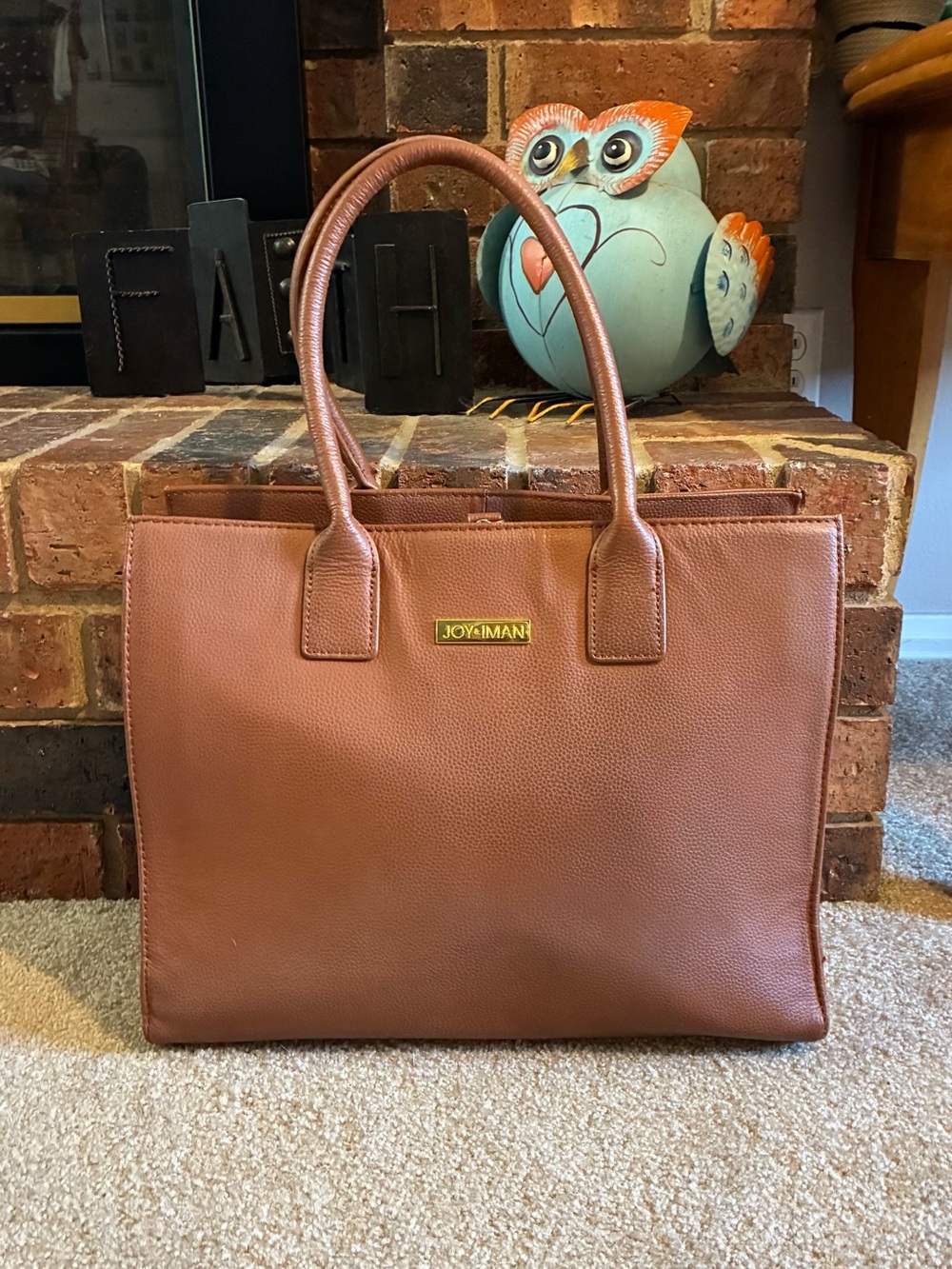 👜 Brown Leather Tote/Shoulder Bag